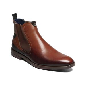 STACY ADAMS Mens Brown Rayford Round Toe Block Heel Leather Chelsea 11.5 M